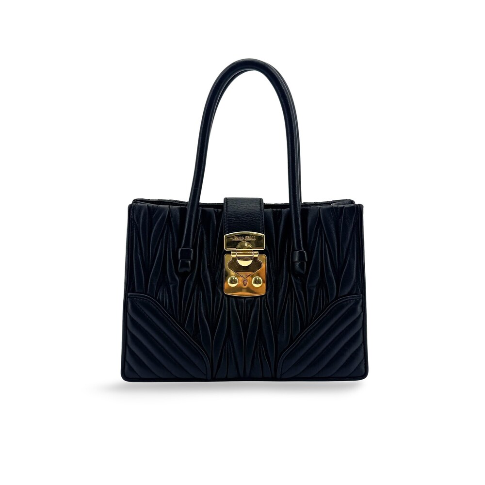Miu Miu Confidential Matelasse Leather